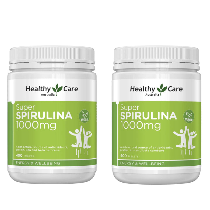 Healthy Care Super Spirulina 1000mg 400 Tablets