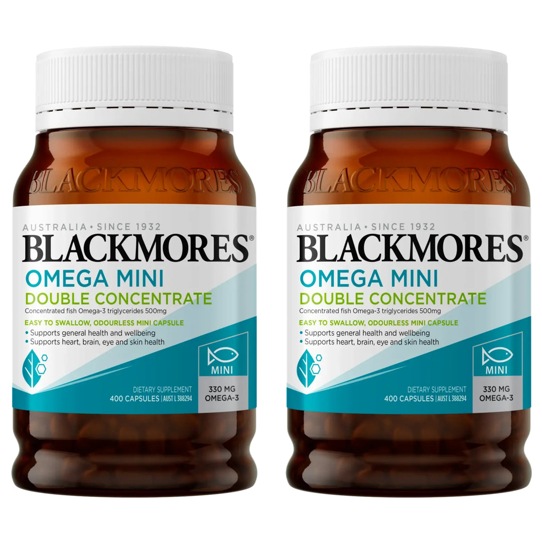 Blackmores Omega Mini Double Concentrate 400 Capsules