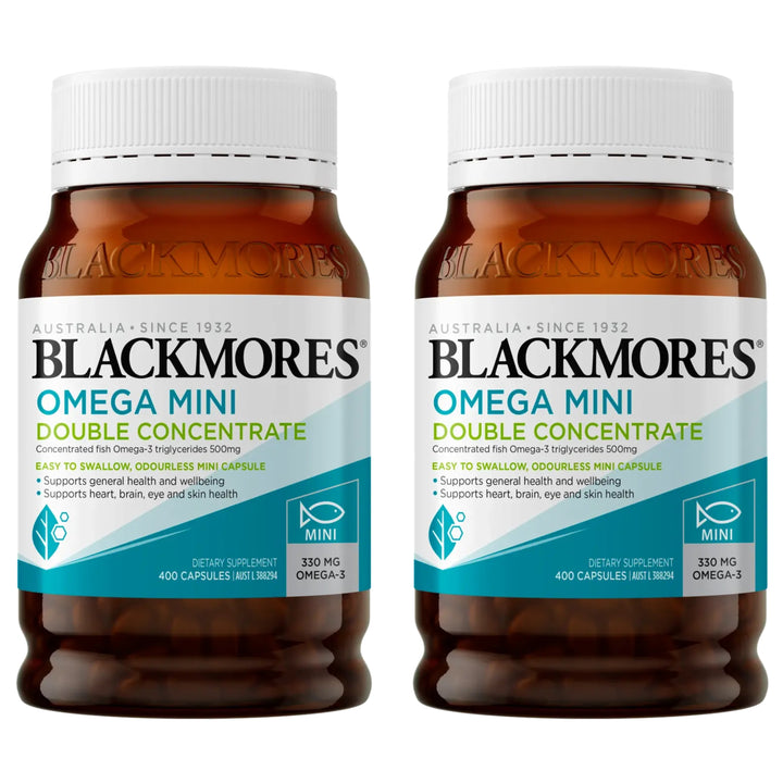 Blackmores Omega Mini Double Concentrate 400 Capsules