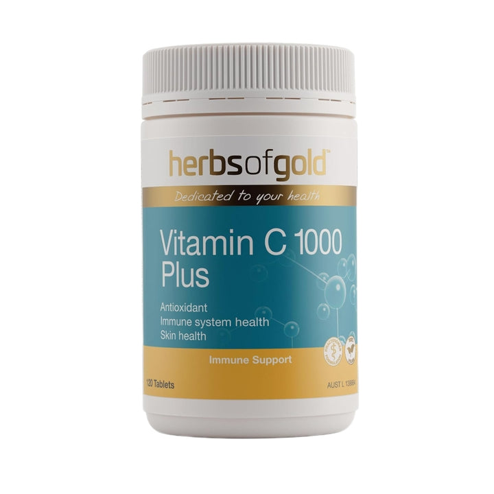 Herbs of Gold Vitamin C 1000 Plus 120 Tablets