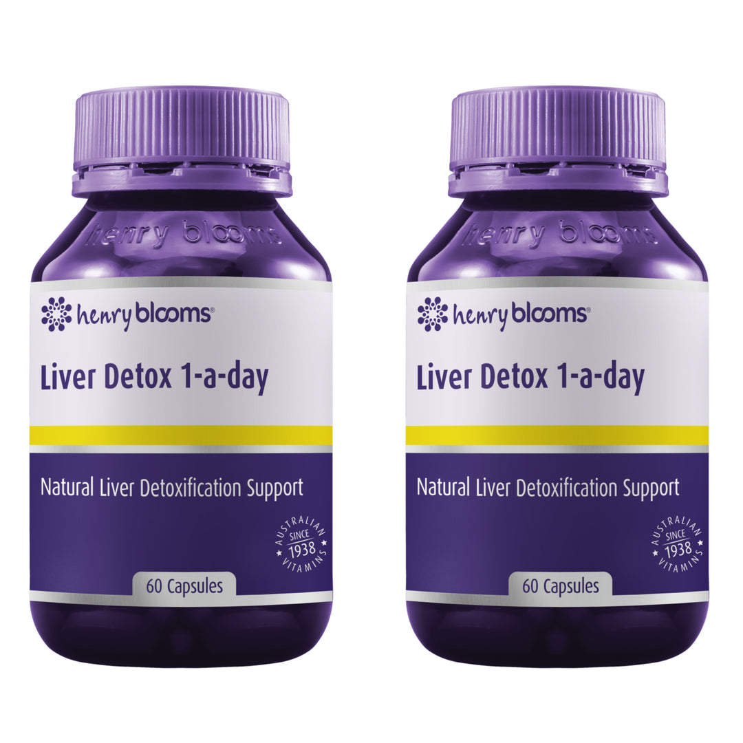 Henry Blooms Liver Detox 1-a-day 60 Capsules