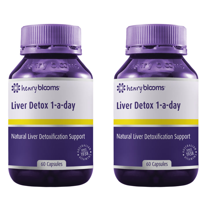 Henry Blooms Liver Detox 1-a-day 60 Capsules