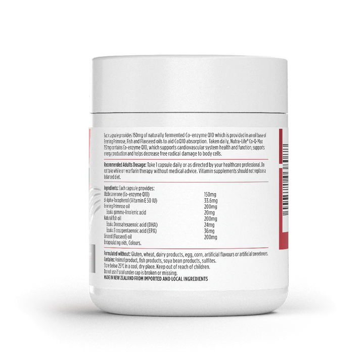 Nutra-Life COQ10 150MG 60caps