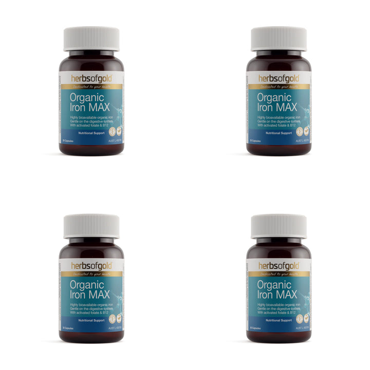 Herbs of Gold 和谐有机补铁胶囊 30粒