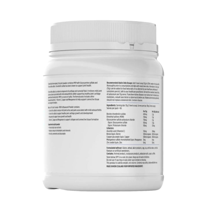 Nutra-Life JOINT FORMULA + MSM UNFLAVOURED POWDER 1KG