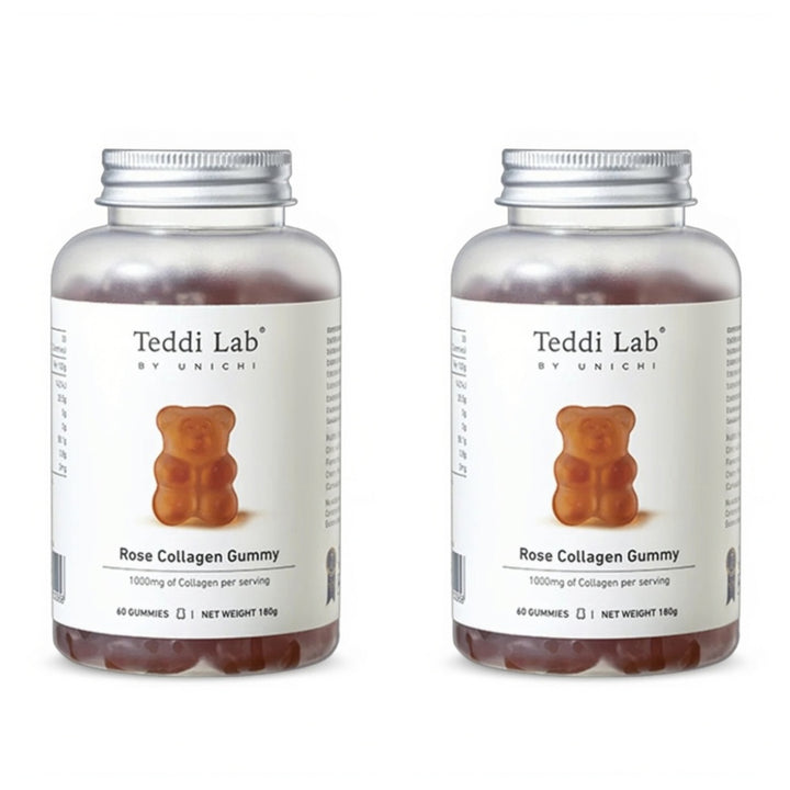 Teddi Lab by Unichi Rose Collagen Gummy 60 Gummies