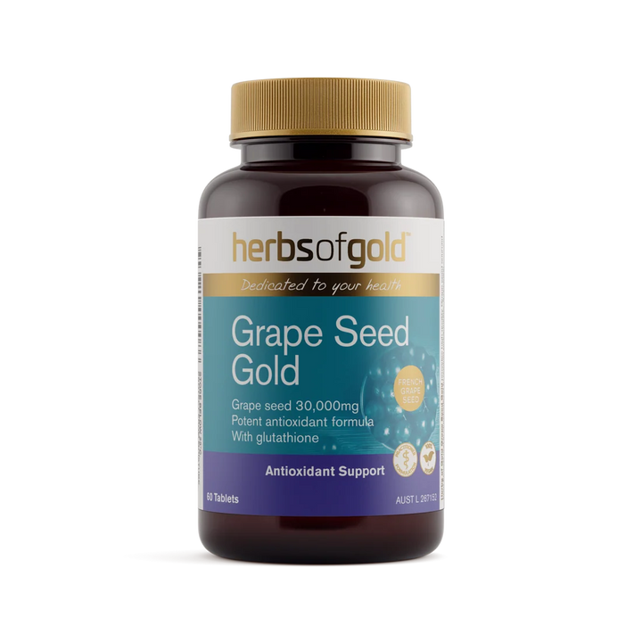 Herbs of Gold Grape Seed Gold 60 Tablets