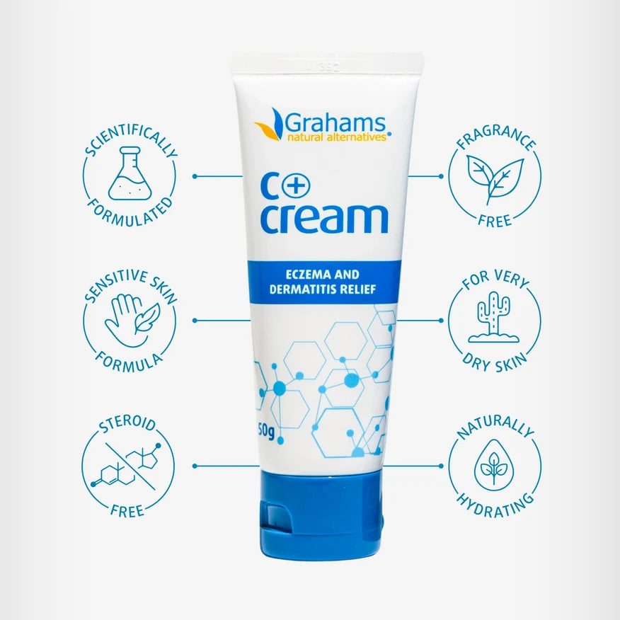Grahams C+ Eczema &amp; Dermatitis Cream 50g