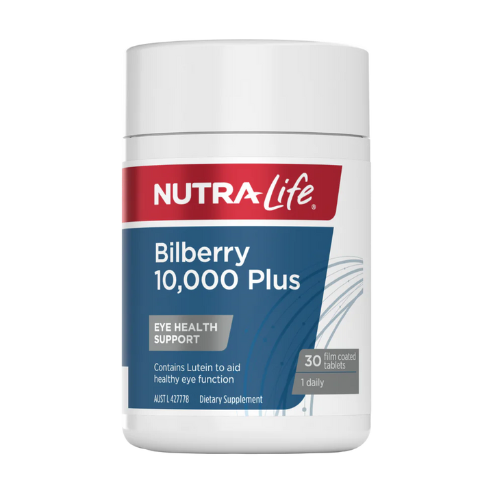 Nutra-Life BILBERRY 10,000 PLUS 30s