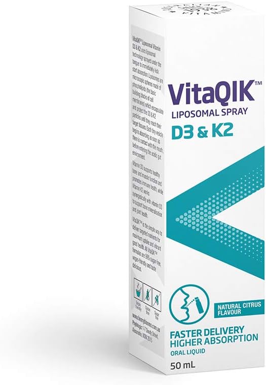 Henry Blooms VitaQIK Vitamin D3 &amp; K2 50ml, 1 milliliters