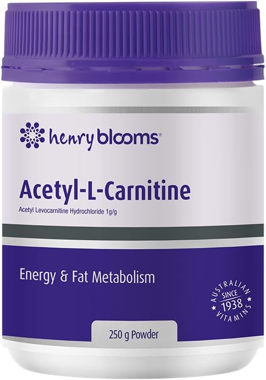 Henry Blooms Acetyl L-Carnitine Fat Metabolism Powder, 250g
