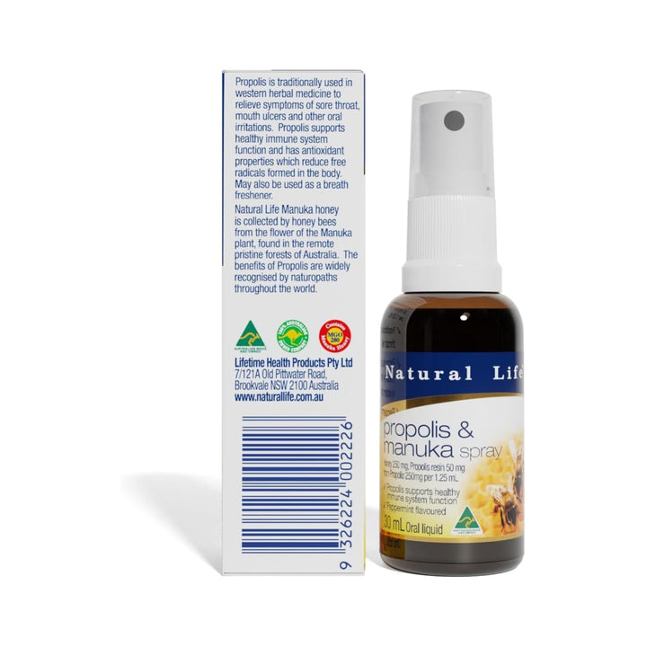 Natural Life 蜂胶麦卢卡蜂蜜喷雾 30ml