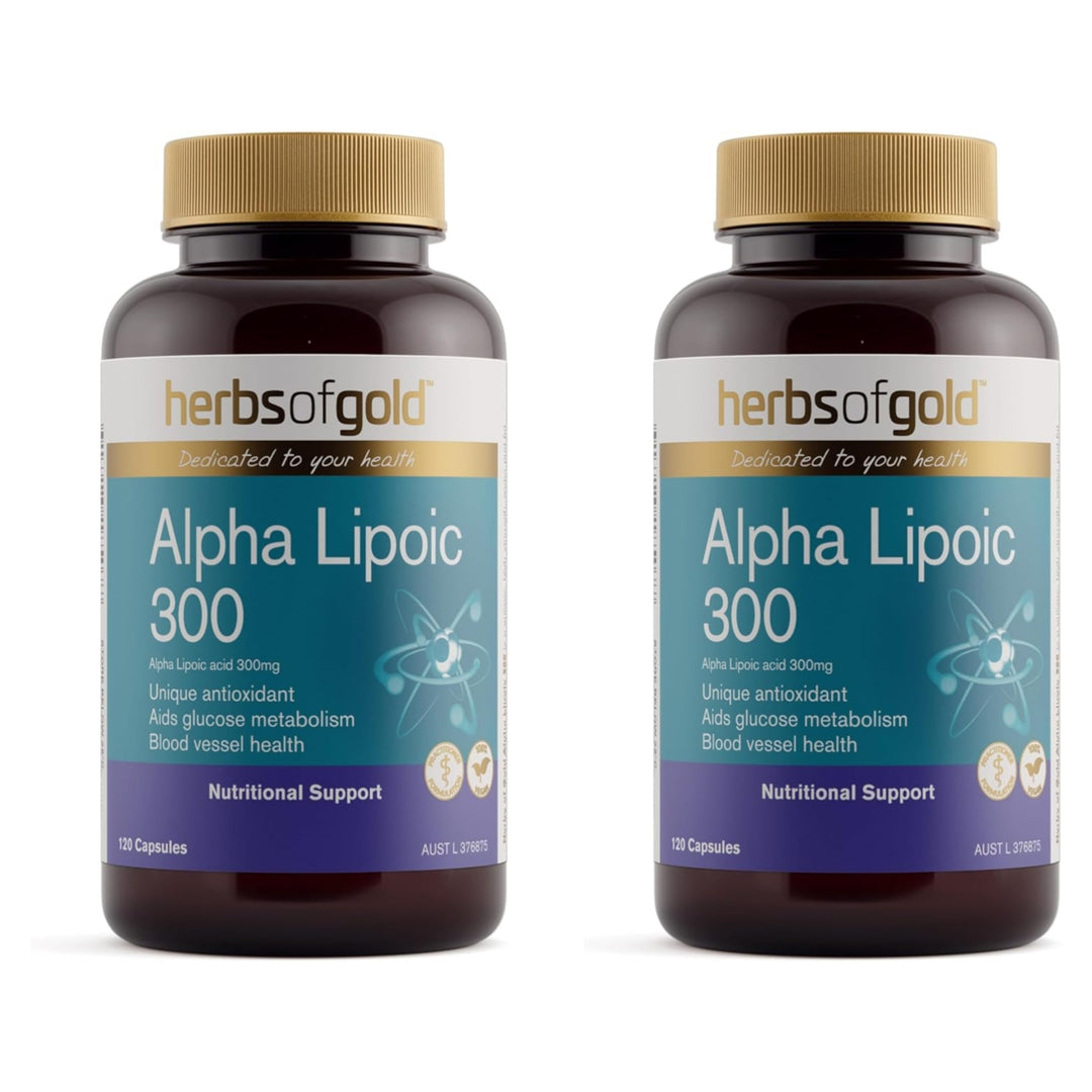 Herbs of Gold Alpha Lipoic 300 120 Capsules