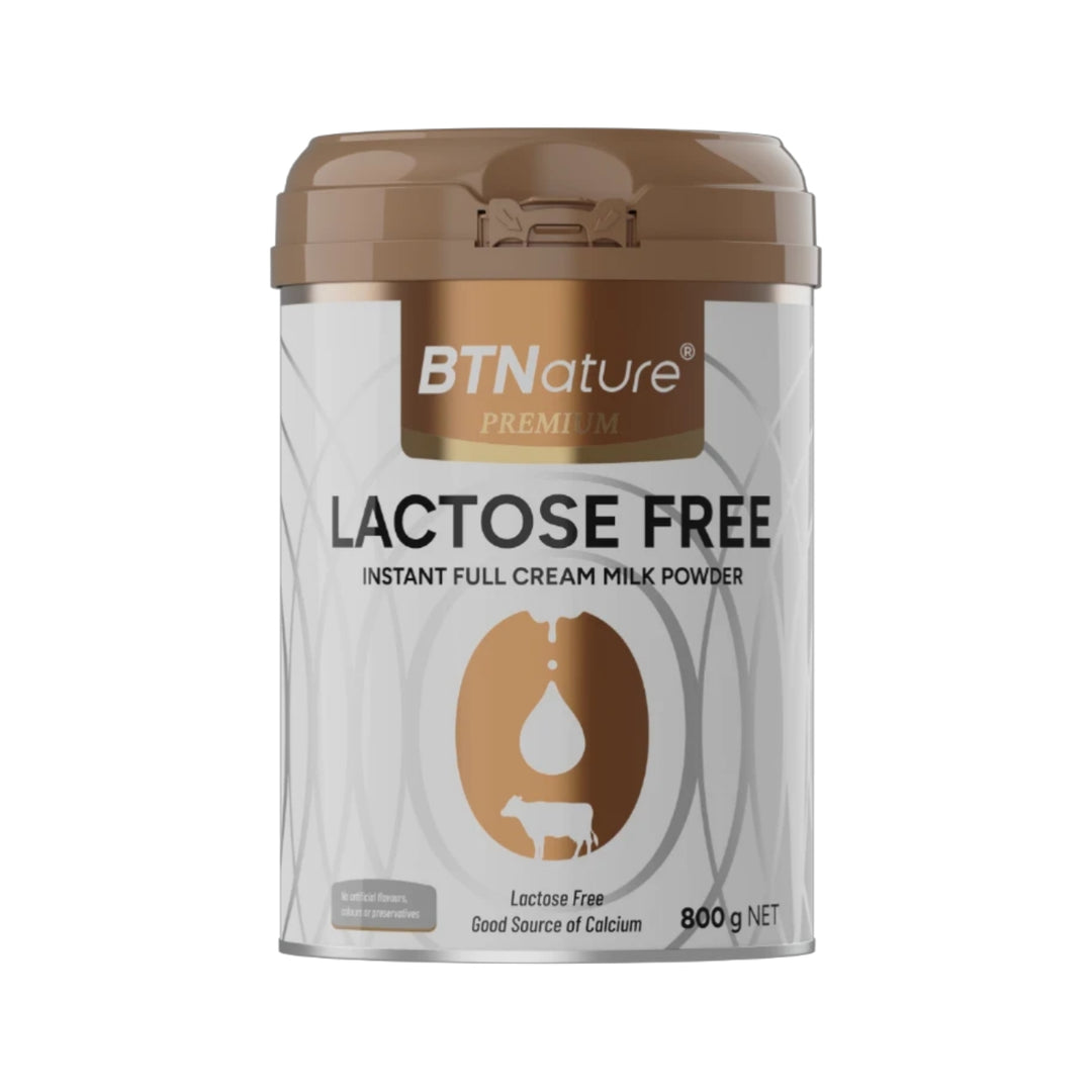 BTNature® Premium Lactose Free Instant Full Cream Milk Powder 800g