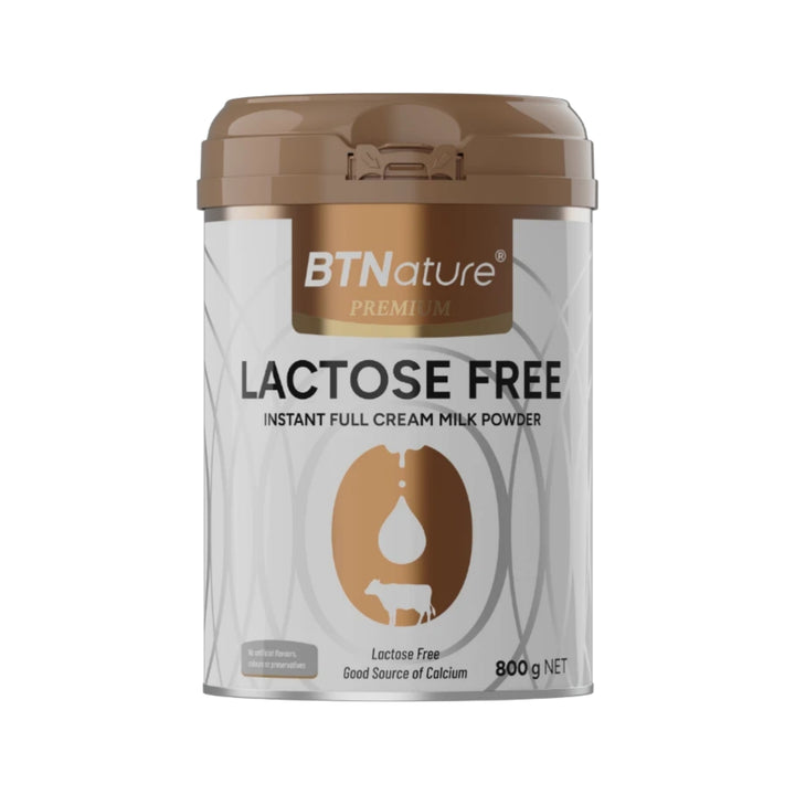 BTNature® Premium Lactose Free Instant Full Cream Milk Powder 800g