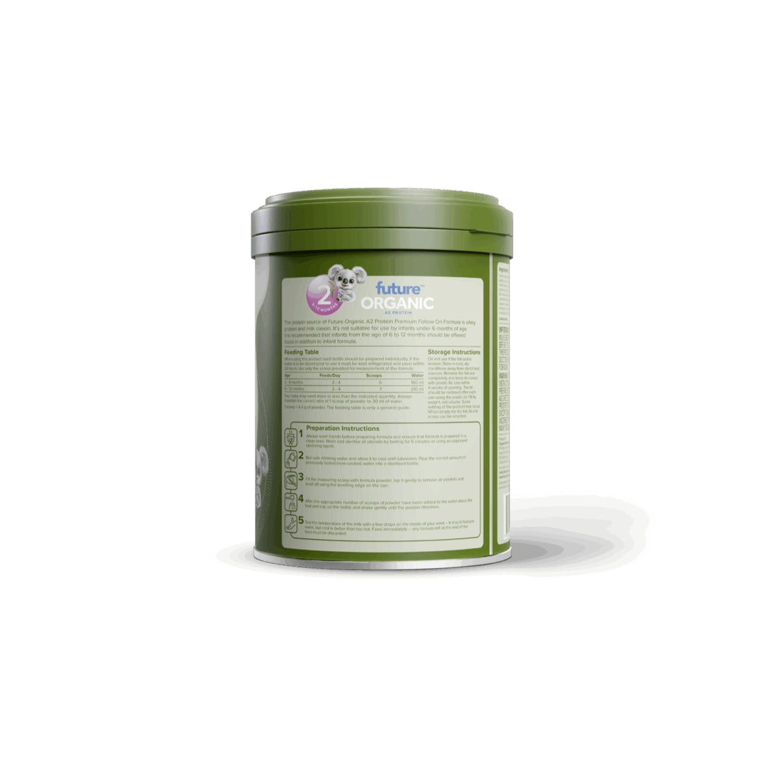 Future Organic A2 Protein Premium Stage 2 Follow On Formula 800g