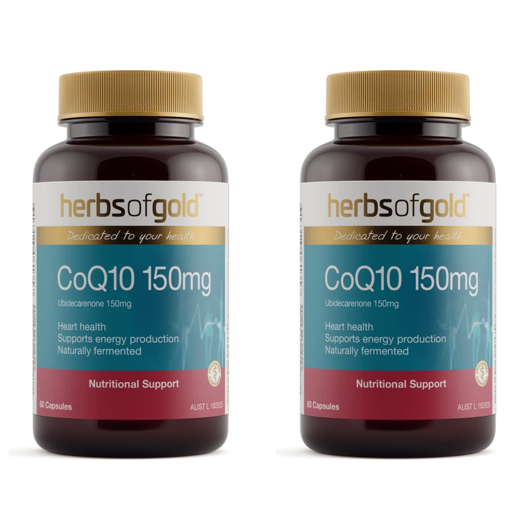 Herbs of Gold CoQ10 150mg 60 Capsules