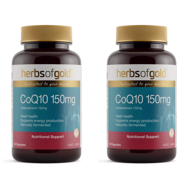 Herbs of Gold CoQ10 150mg 60 Capsules
