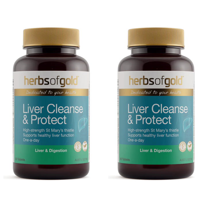 Herbs of Gold Liver Cleanse &amp; Protect 60 Tablets