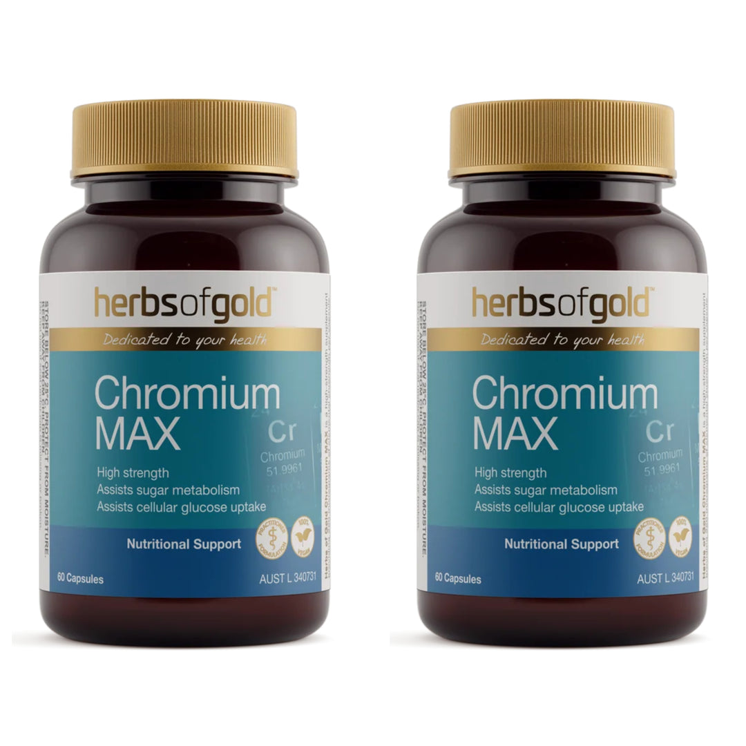 Herbs of Gold Chromium Max 60 Capsules