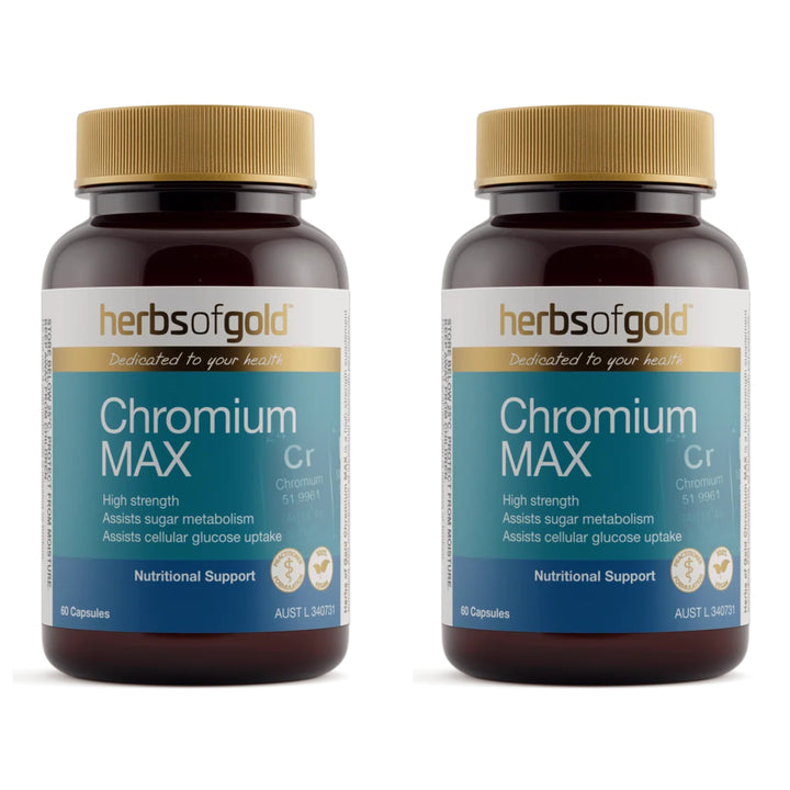 Herbs of Gold Chromium Max 60 Capsules