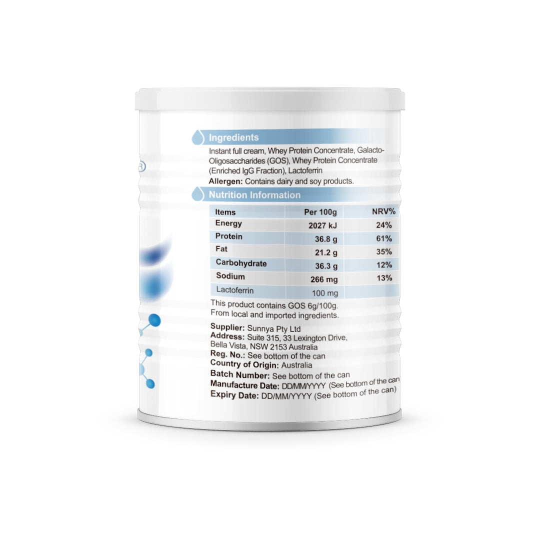 Neurio Formulated Milk Powder with Lactoferrin – Platinum Edition 60g
