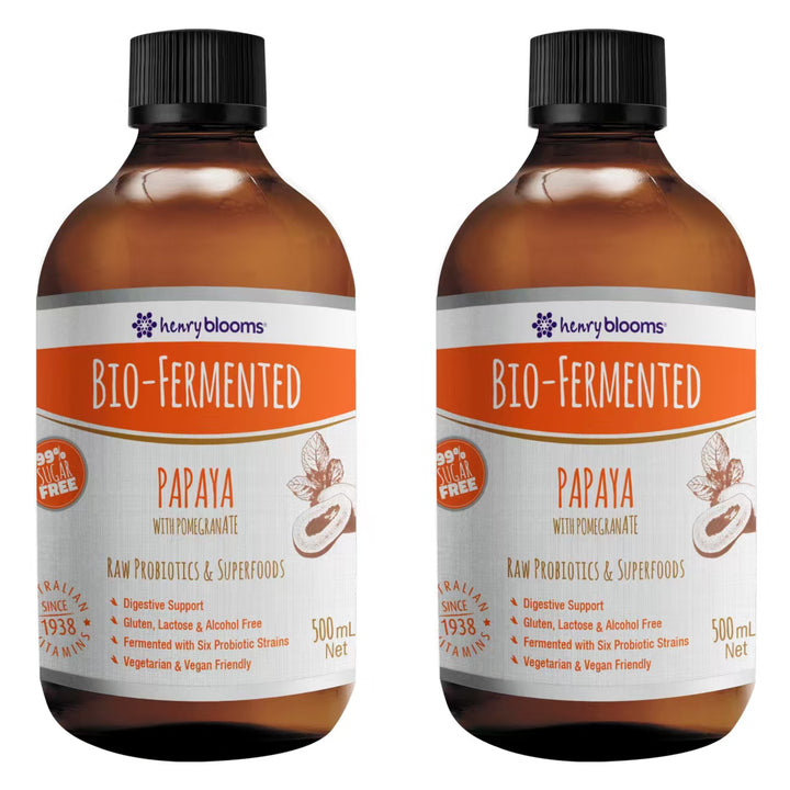 Henry Blooms Bio-Fermented Papaya With Pomegranate 500mL