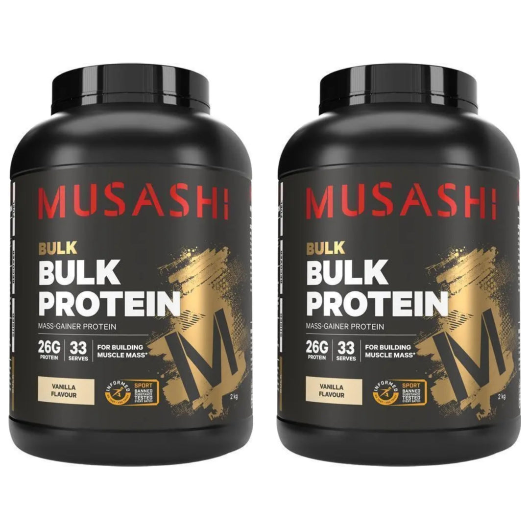 Musashi Bulk Protein Powder Vanilla 2kg