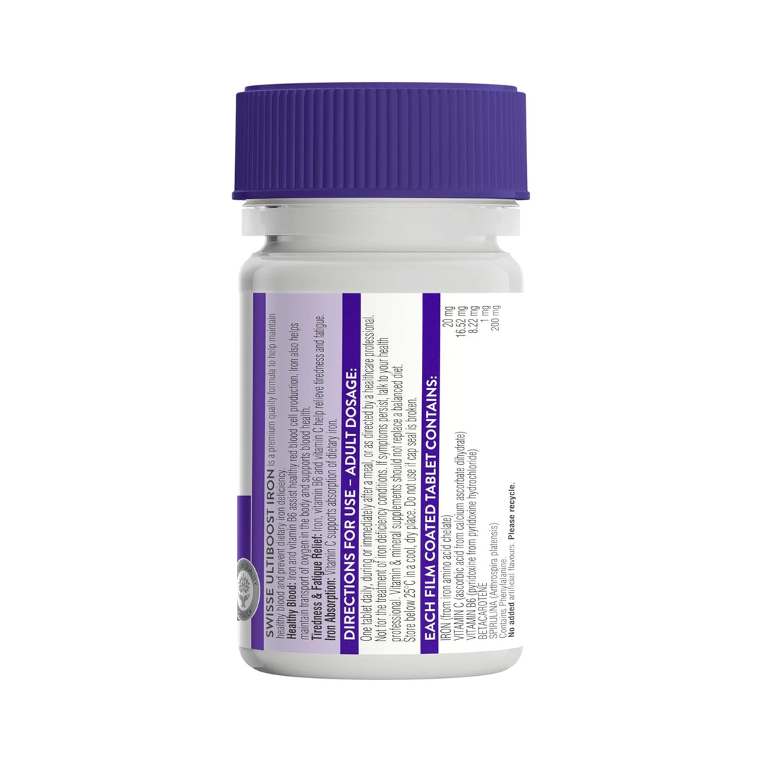 Swisse Ultiboost Iron 30 Tablets