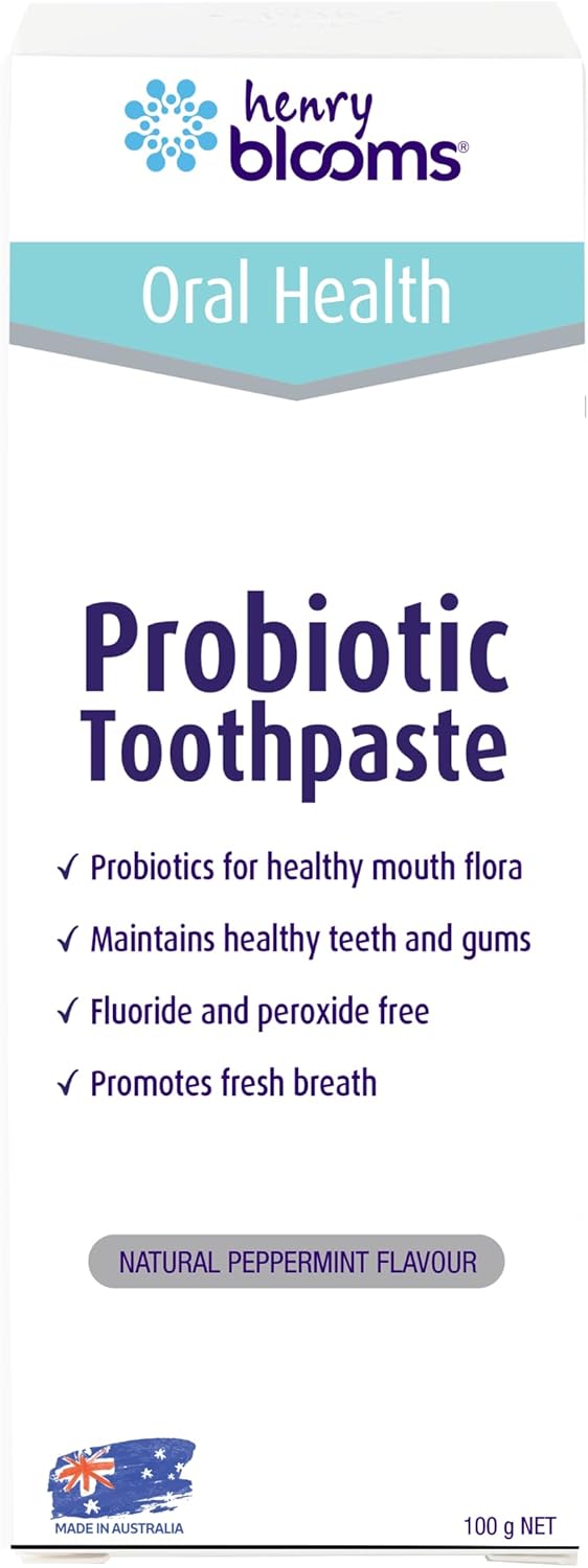 Henry Blooms Probiotic Toothpaste, 100 grams
