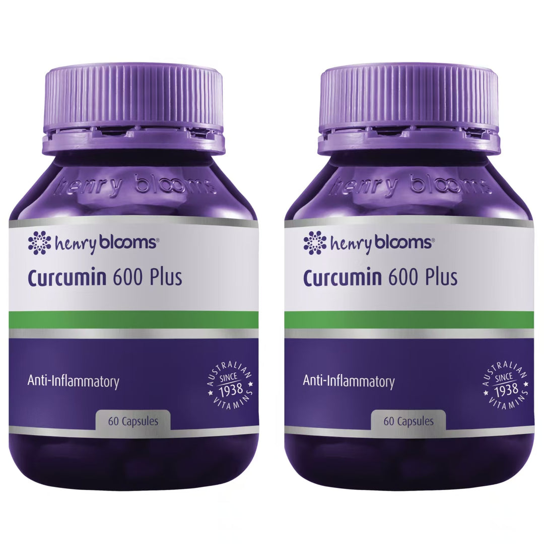 Henry Blooms Curcumin 600 Plus 60 Capsules