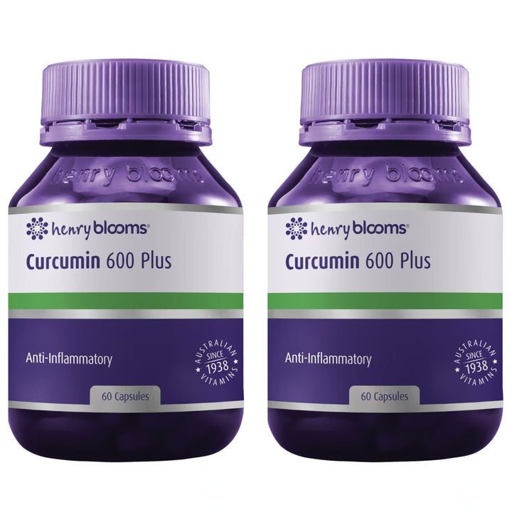 Henry Blooms Curcumin 600 Plus 60 Capsules