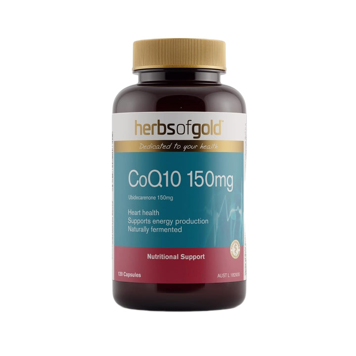 Herbs of Gold CoQ10 150mg 120 Capsules