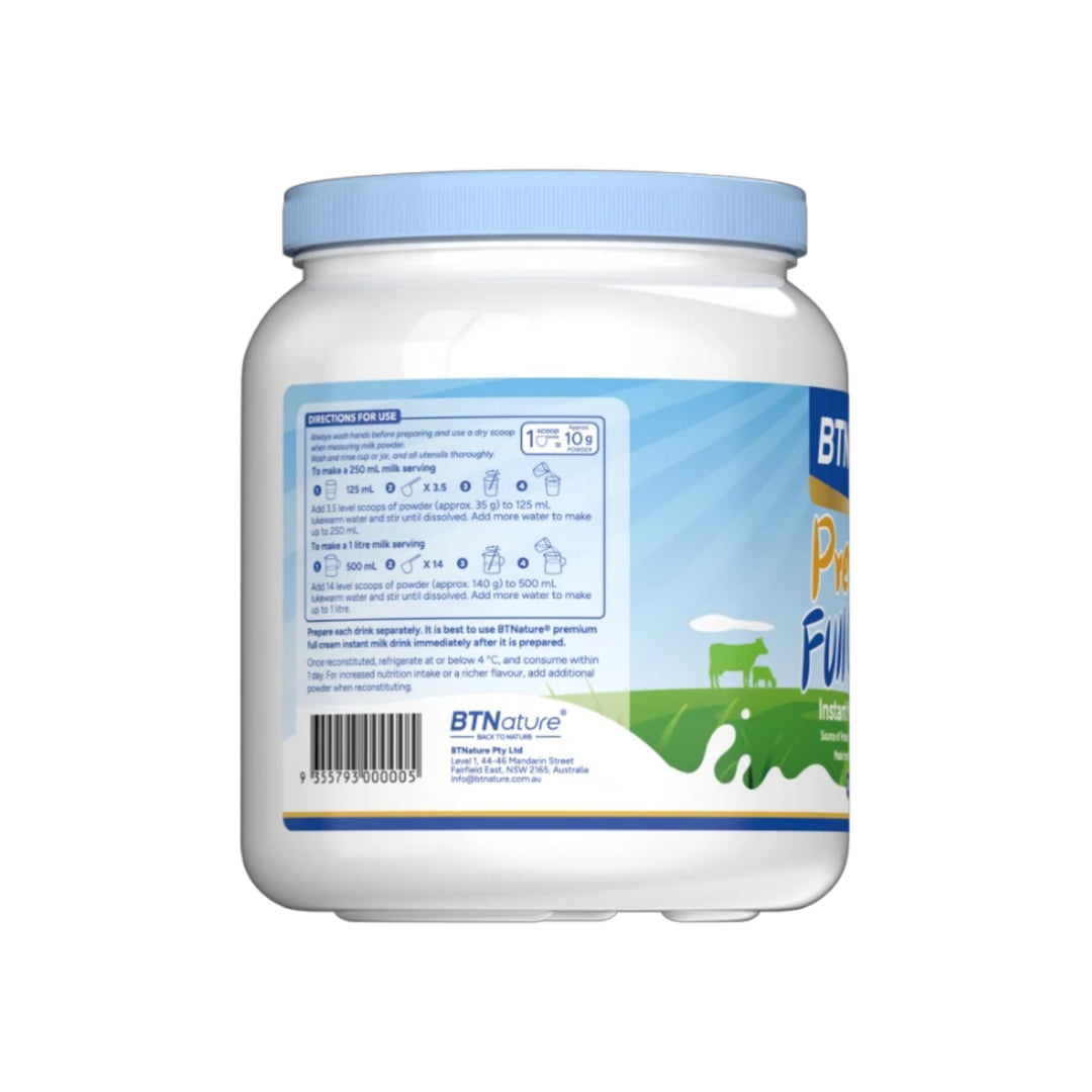 BTNature® Blue One™ Premium Full Cream Instant Milk Powder 1 kg
