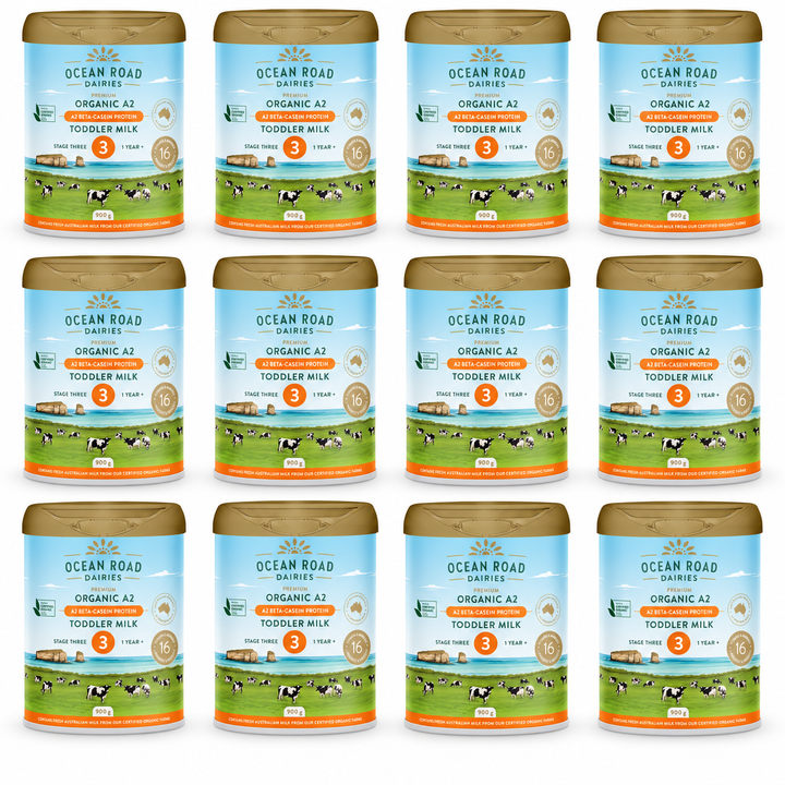 Ocean Road Dairies Organic A2 Protein Stage 3 Toddler Milk 900g