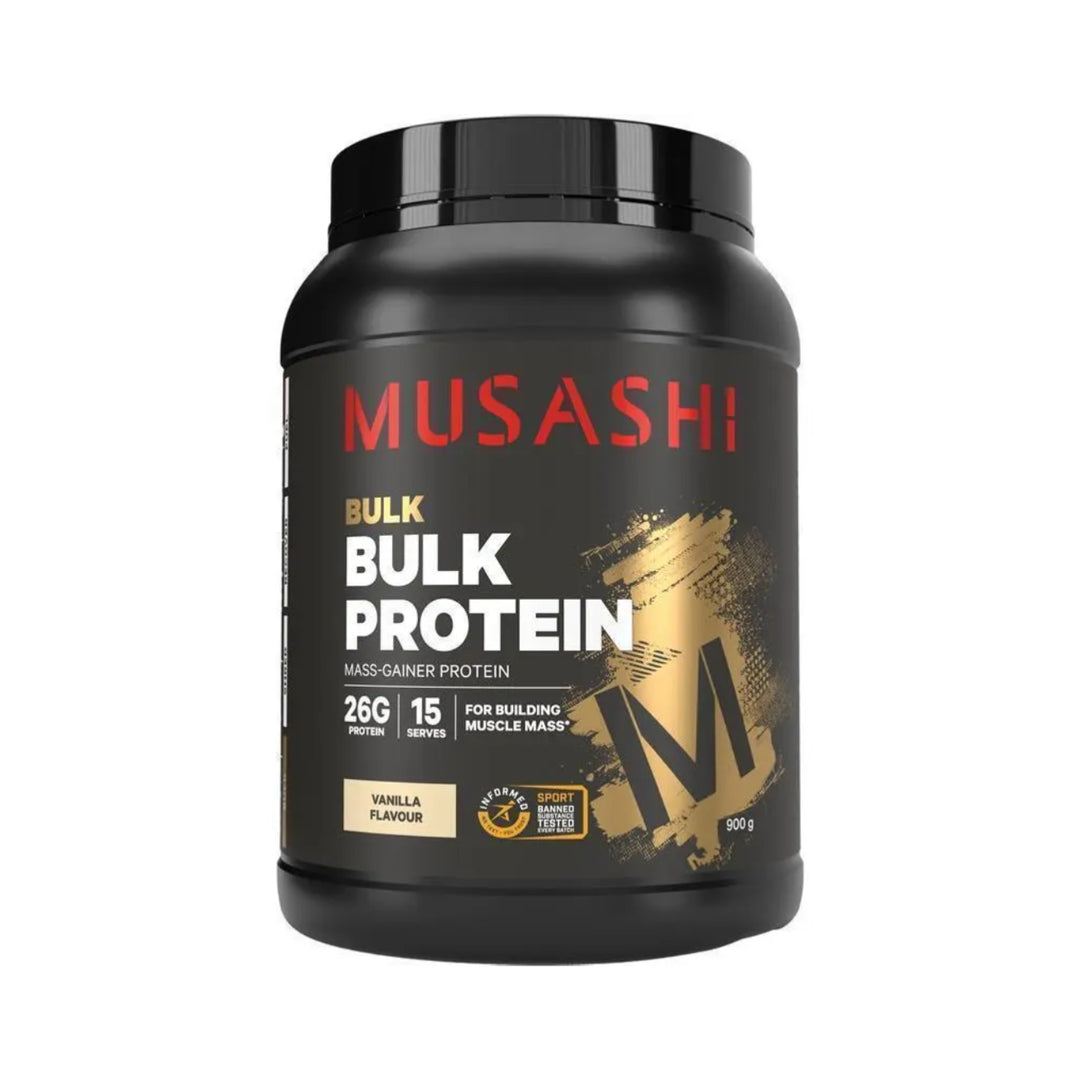 Musashi Bulk Protein Powder Vanilla 900 g