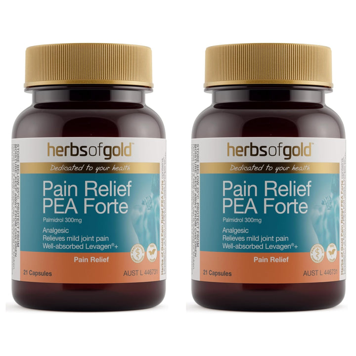 Herbs of Gold Pain Relief PEA Forte 21 Capsules