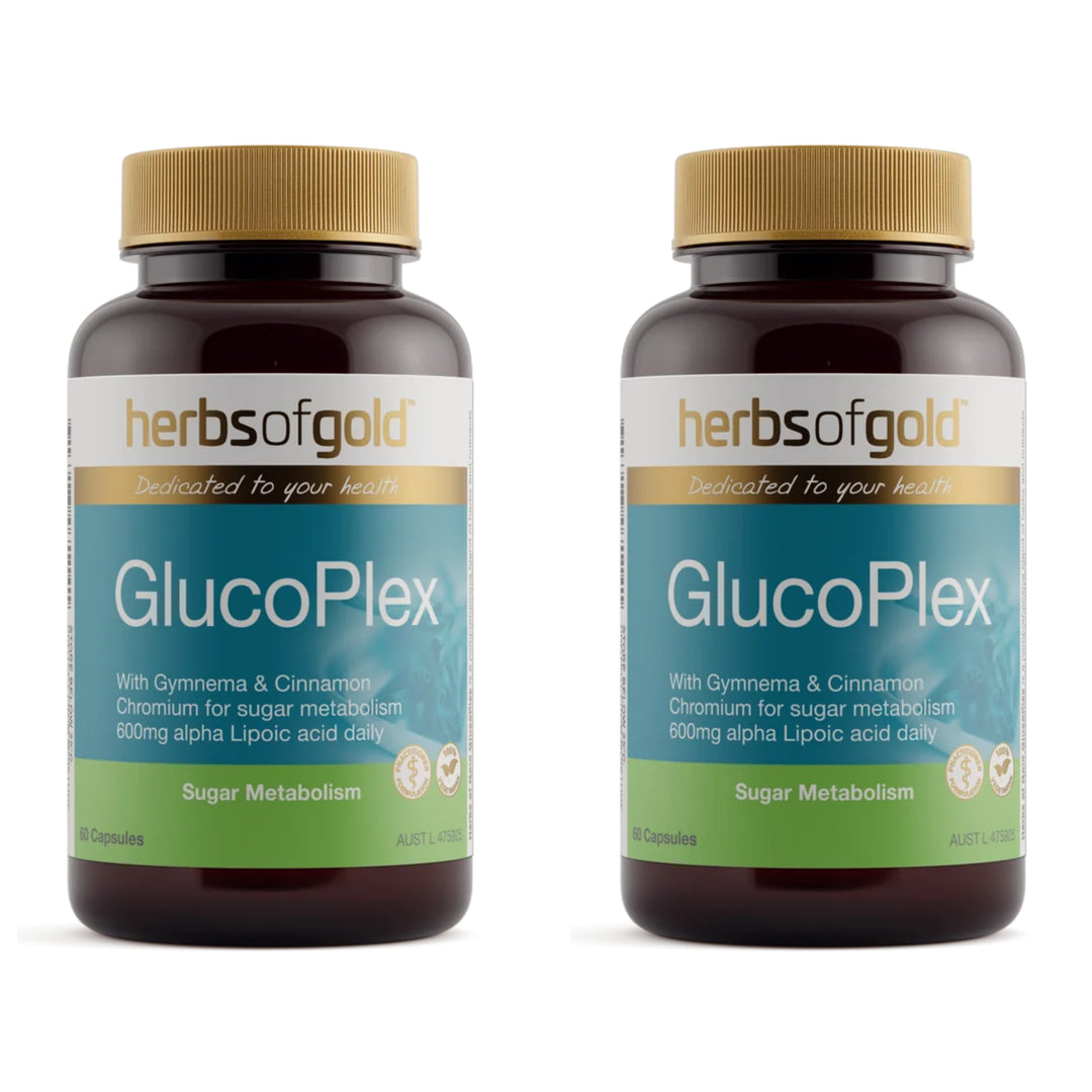 Herbs of Gold Glucoplex 60 Capsules