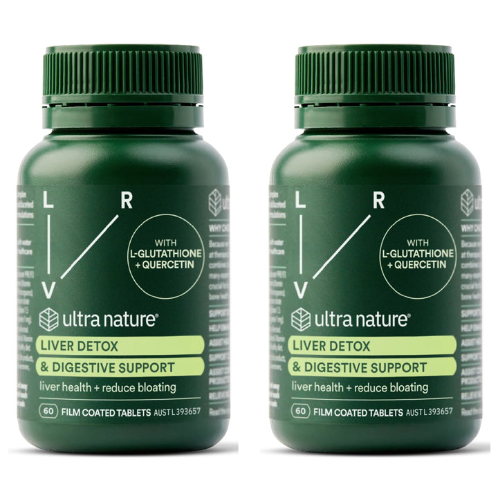 Ultra Nature Liver Detox &amp; Digestive Support 60 Tablets