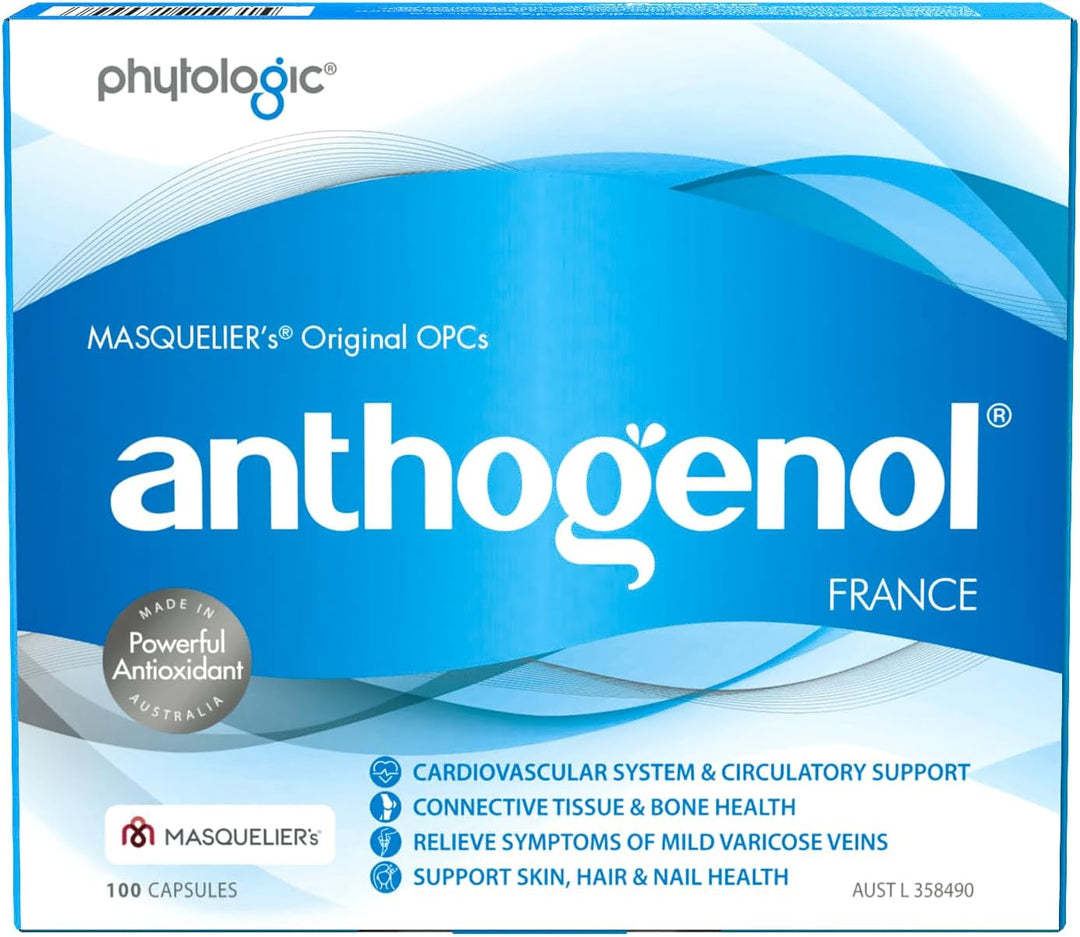 Anthogenol Original 100 Vegetarian Capsules, 100 count