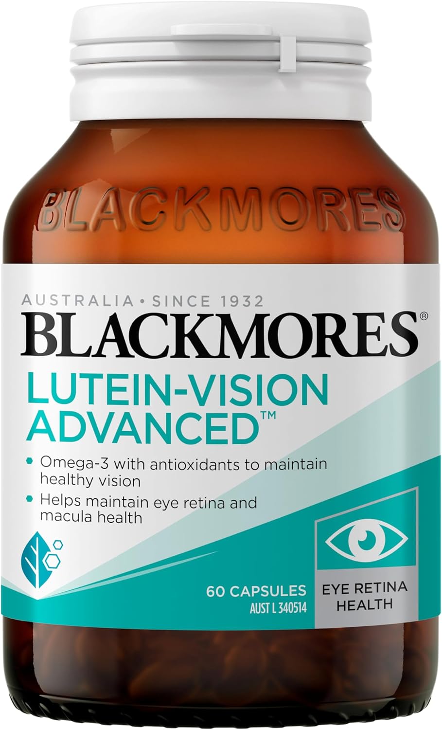 Blackmores Lutein-Vision Advanced |Supports Eye Health &amp; Healthy Vision | 60 Tablets