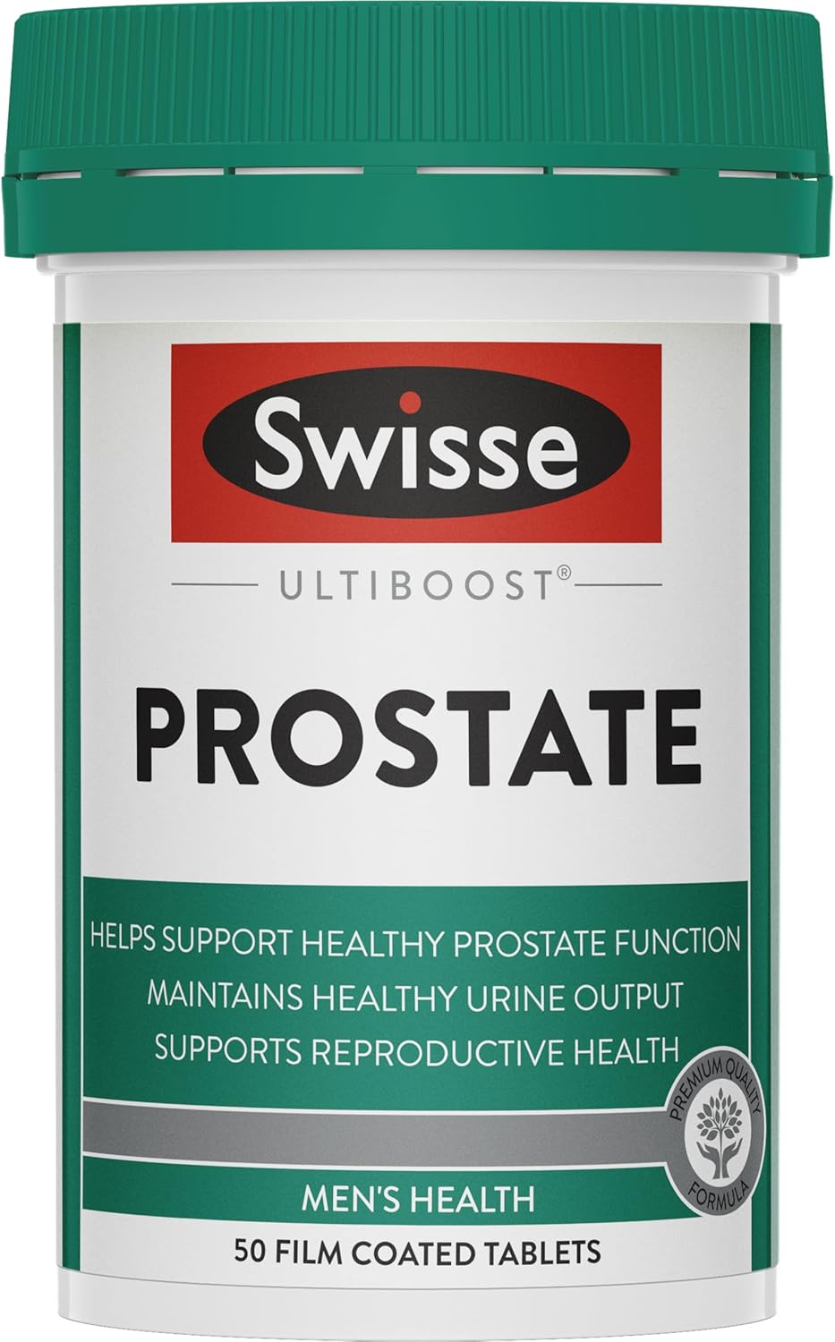 Swisse Ultiboost Prostate - Supports Healthy Prostate Function &amp; Urine Output - 50 Tablets