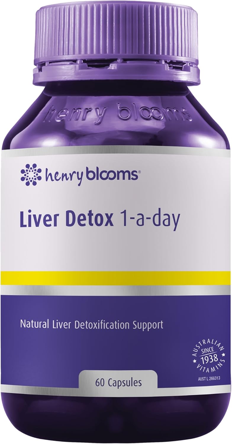Henry Blooms Liver Detox 1-A-Day 60 Vegetarian Capsules