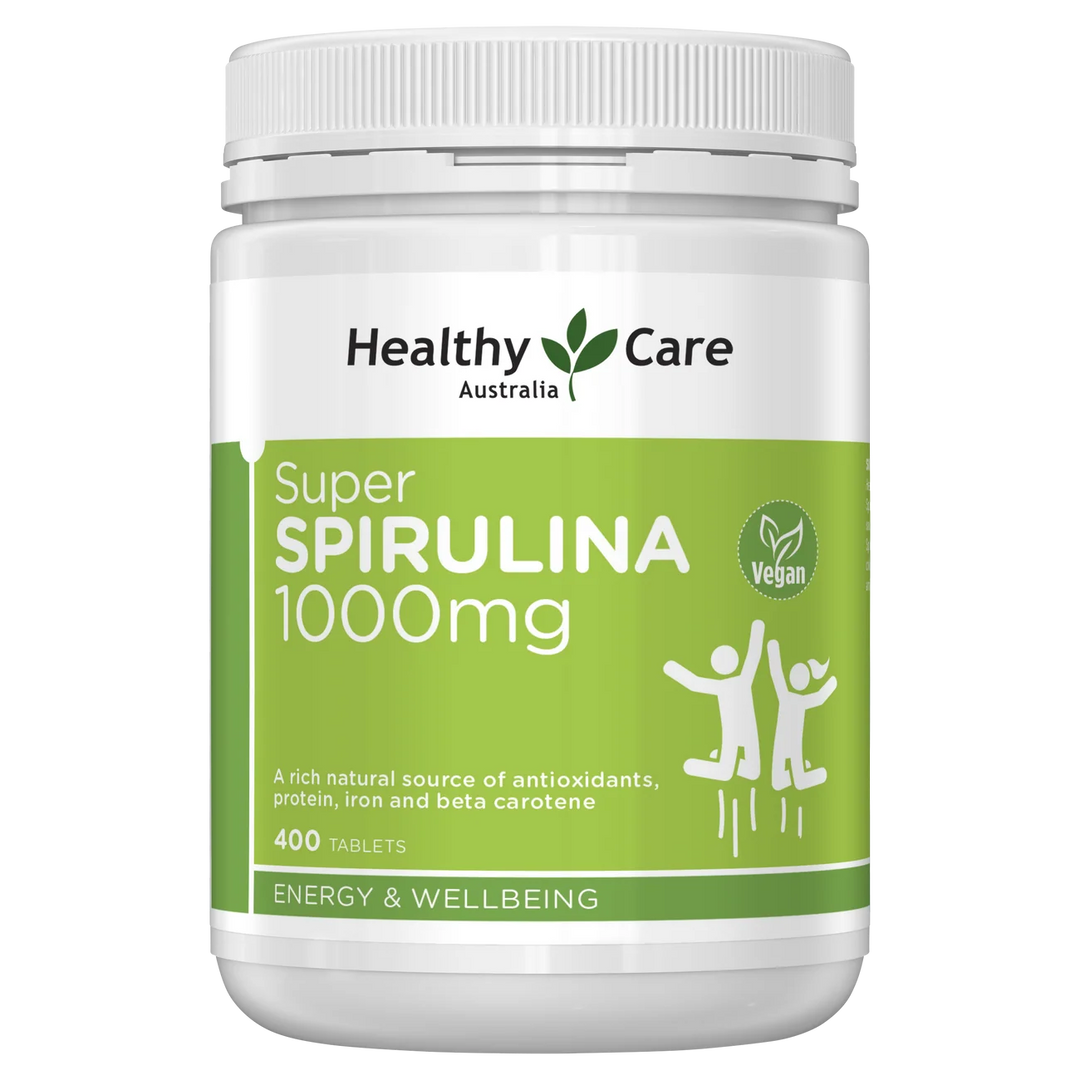 Healthy Care Super Spirulina 1000mg 400 Tablets