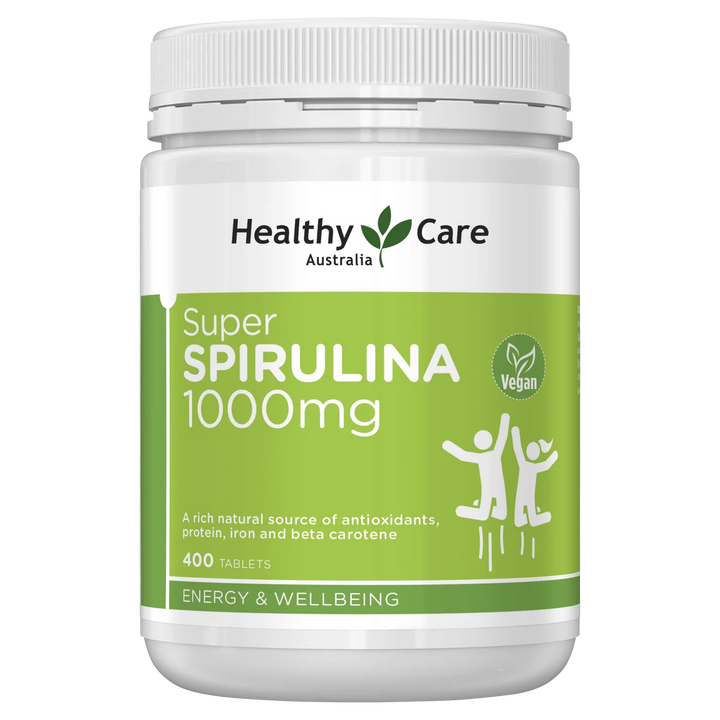 Healthy Care Super Spirulina 1000mg 400 Tablets