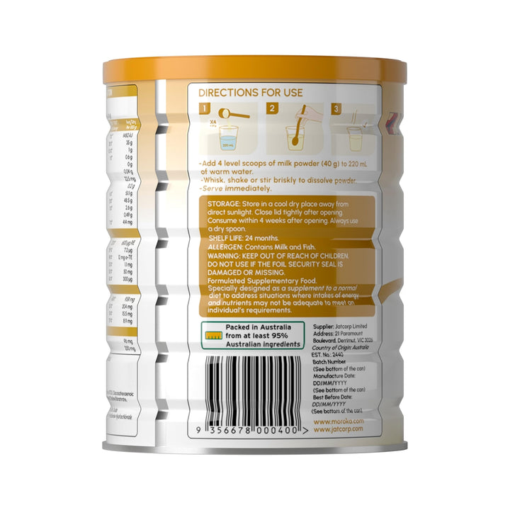 Moroka Golden Years Nutritionally Balanced Skim Milk Powder with Lactoferrin 800 g