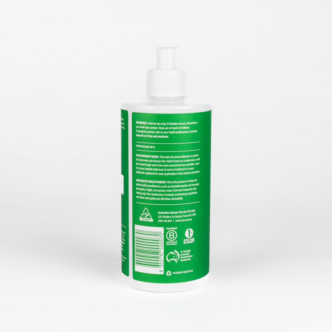 Zea Relief Kunzea Pain Relief Cream 480g