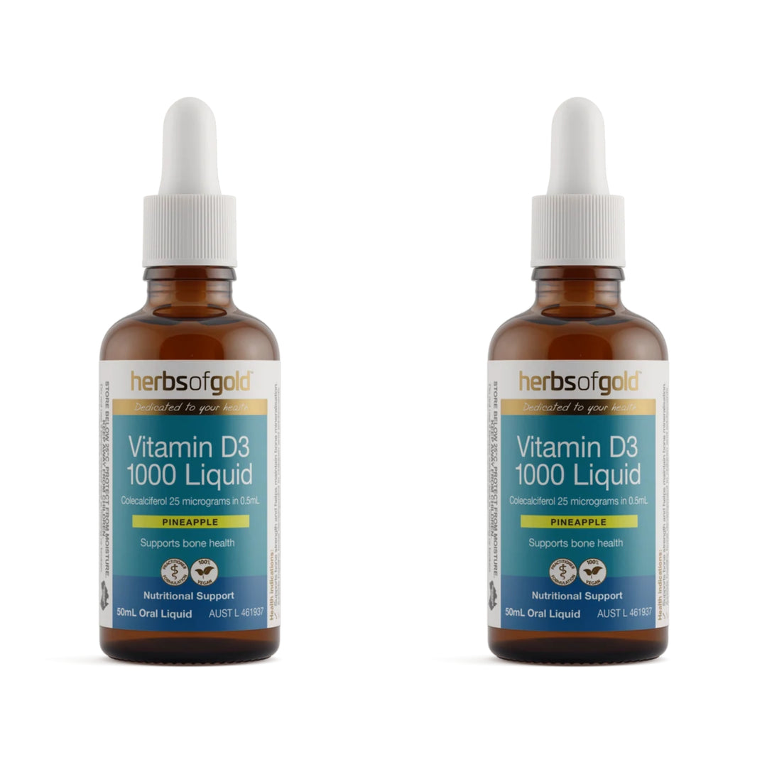 Herbs of Gold Vitamin D3 1000 Liquid 50 Millilitre