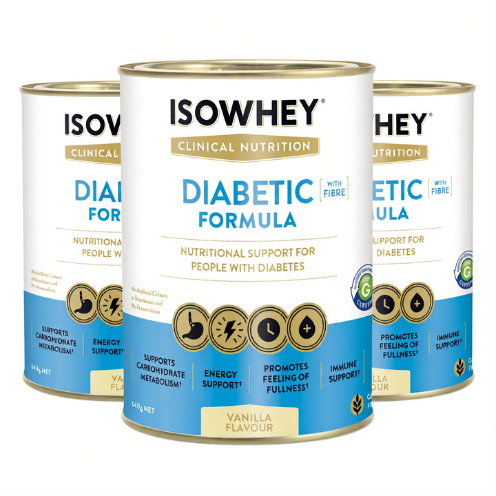 IsoWhey Clinical Nutrition Diabetic Formula Vanilla 640g