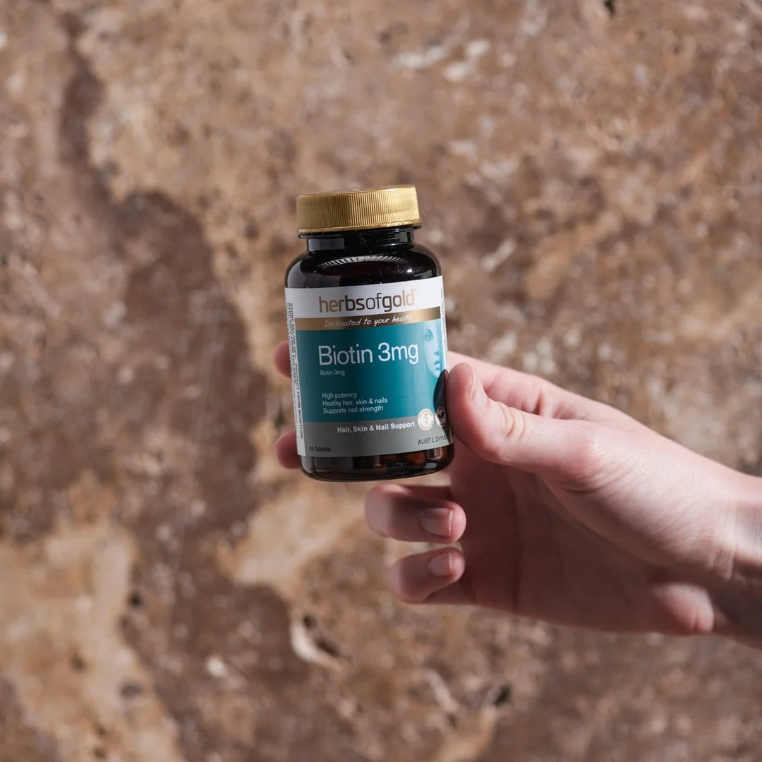 Herbs of Gold Biotin 3mg 60 Tablets